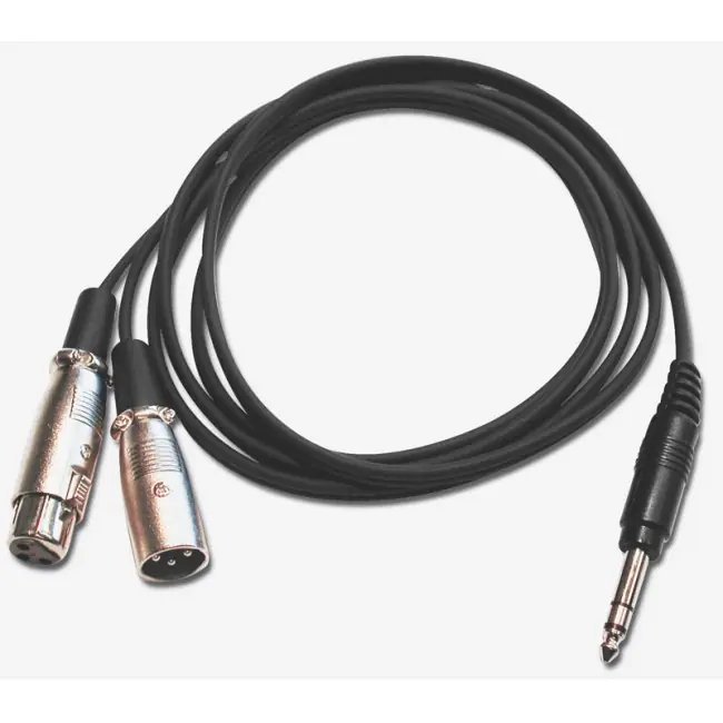 Weltweiter Versand HOSA SRC-203 Insertkabel 1x XLRm/1x XLRf - 1x 6,3mm StKlm, 3m