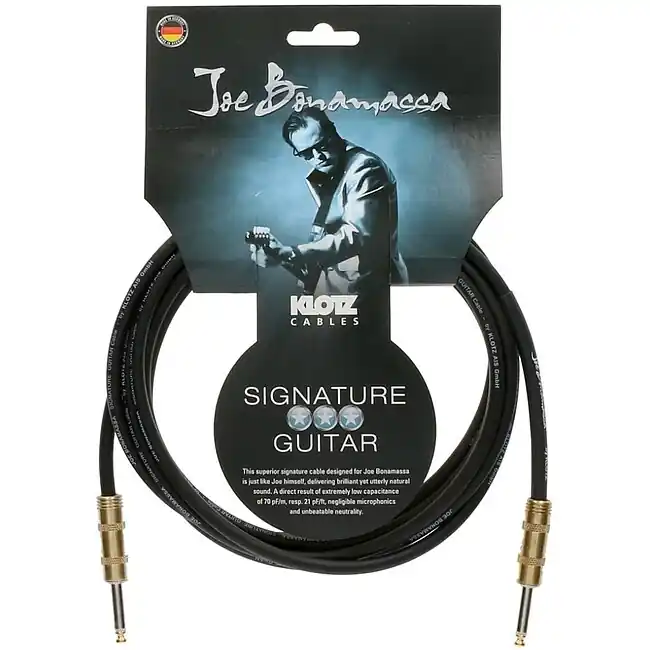 Zertifiziert KLOTZ JBNPP090 Joe Bonamassa Signature Instrumentenkabel Kl-Kl 9m