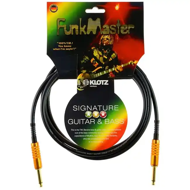 KLOTZ TM-0600 T.M. Stevens FunkMaster Instrumentenkabel Kl-Kl 6m Ausverkauf