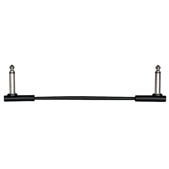CASCHA CCA-PC130 Advanced Line Patchkabel Flat Black Kl-Kl, 0,3m Neu