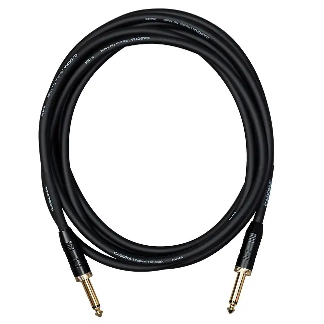 Meistverkauft CASCHA CCP-G1SBK6 Professional Line Instrumentenkabel Kl-Kl Black, 6m