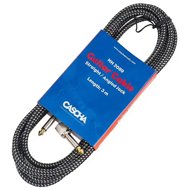 CASCHA HH 2089 Standard Line Instrumentenkabel Kl-Wkl 3m Top-Angebot