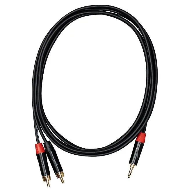 Schnäppchen CASCHA CCA-A1CM5 Advanced Line Y-Kabel 2x Cinch-3,5mm Klm, 5m