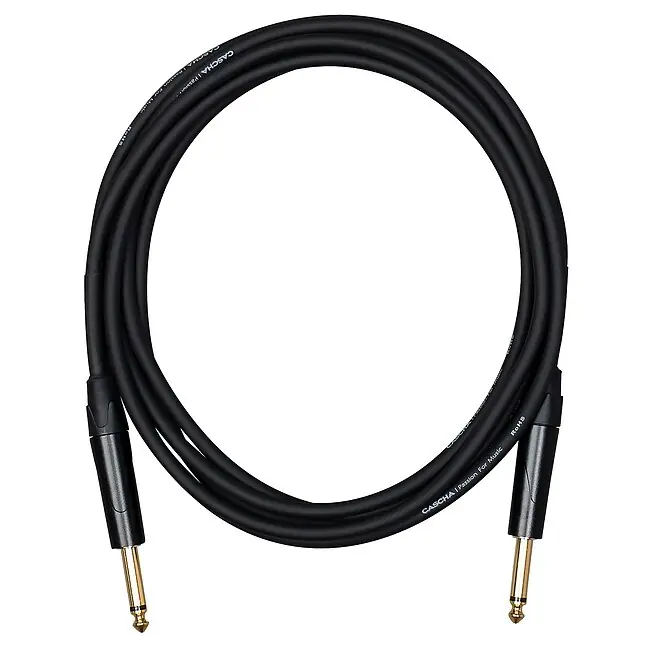 Sale CASCHA CCA-G1BK6 Advanced Line Instrumentenkabel Black Kl-Kl 6m