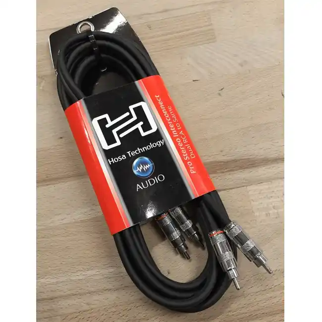 HOSA CRA-410 Linekabel 2x RCAm (Cinch) - 2x RCAm (Cinch), 3m Geprüft