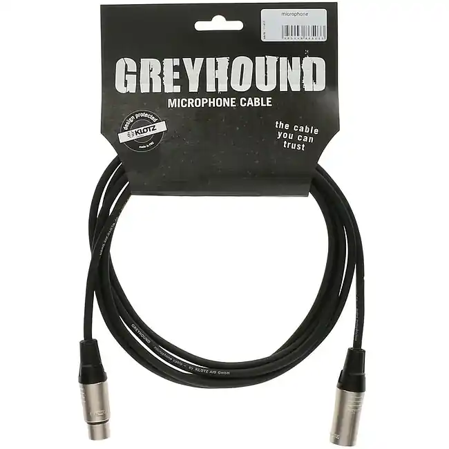 KLOTZ GRG1FM020 Greyhound Mikrofonkabel XLRm-XLRf, 2m Nur Für Kurze Zeit