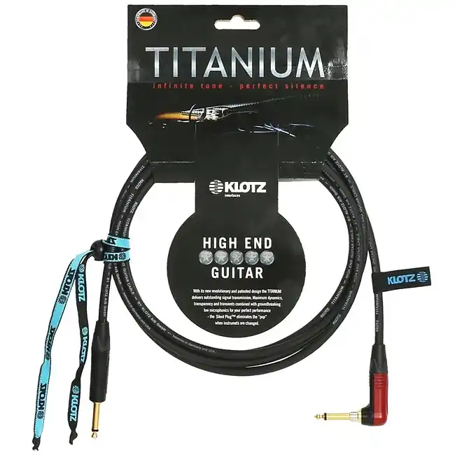 Wochenendangebot KLOTZ TIR0300PSP Titanium Instrumentenkabel mit Silent-Plug Kl-WKl 3m