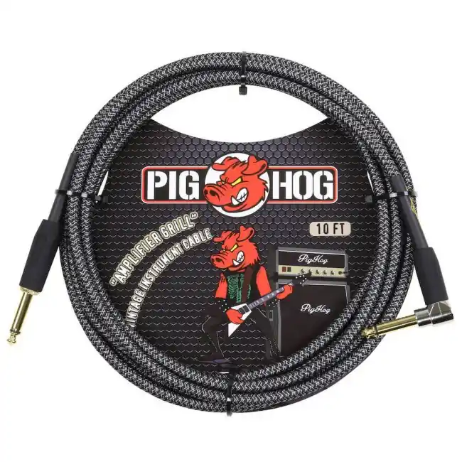 PIG HOG PCH10AGR Amplifier Grill Instrumentenkabel Kl-WKl 3m/10ft Kracherpreis