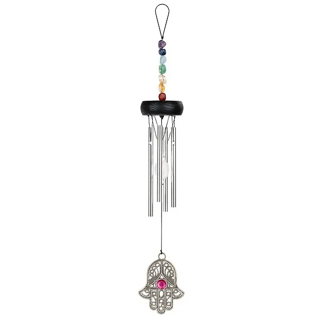 MEINL HCC12MINI Sonic Energy Mini Chakra Chime 12 Zoll / 30 cm, Hamsa, Silber Preiswert
