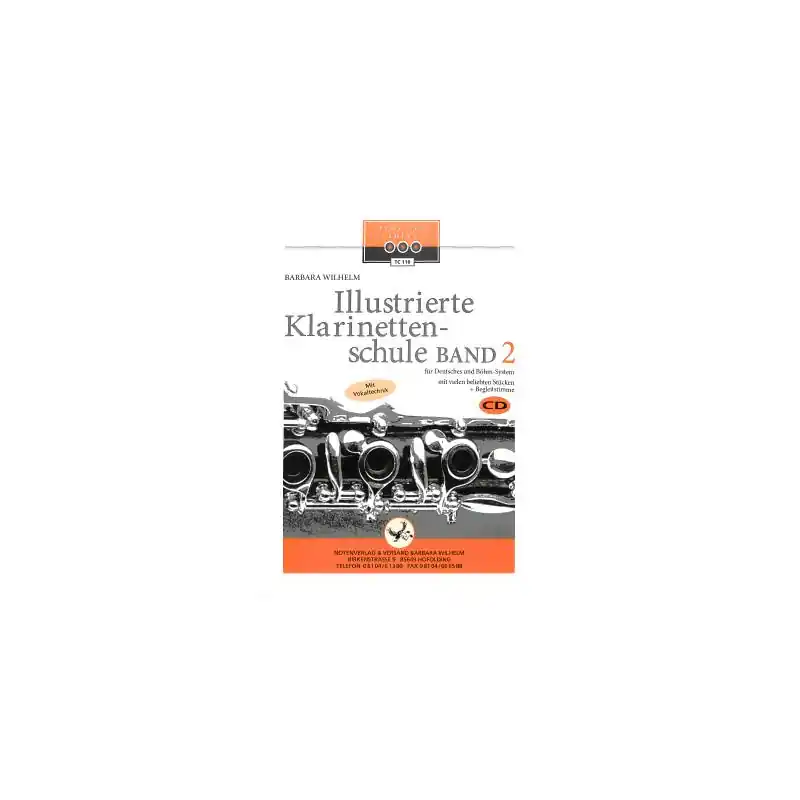 Wilhelm Illustrierte Klarinettenschule 2 + CD TC110 Kracherpreis