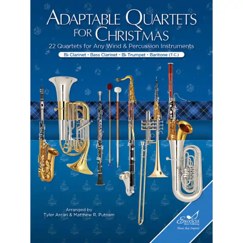 Arcari Adaptable Quartets for Christmas Trompete Klarinette WB2211 Begrenztes Angebot