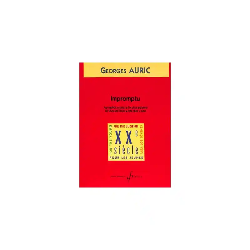 Auric Impromptu Oboe Klavier GB6419 Letzte Chance