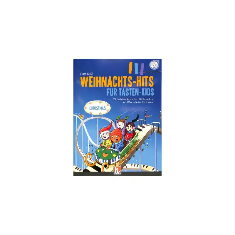 Bauer Weihnachts-Hits für Tasten-Kids Klavier CD HELBL-I8278 Neu Im Sortiment