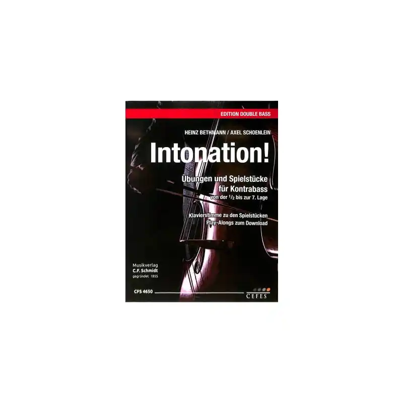 Bethmann Intonation! Kontrabass Klavier Audio CFS4650 Solange Der Vorrat Reicht