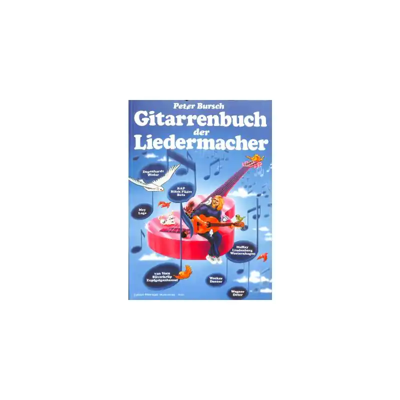 Bursch Gitarrenbuch der Liedermacher EMB818 Neuheit