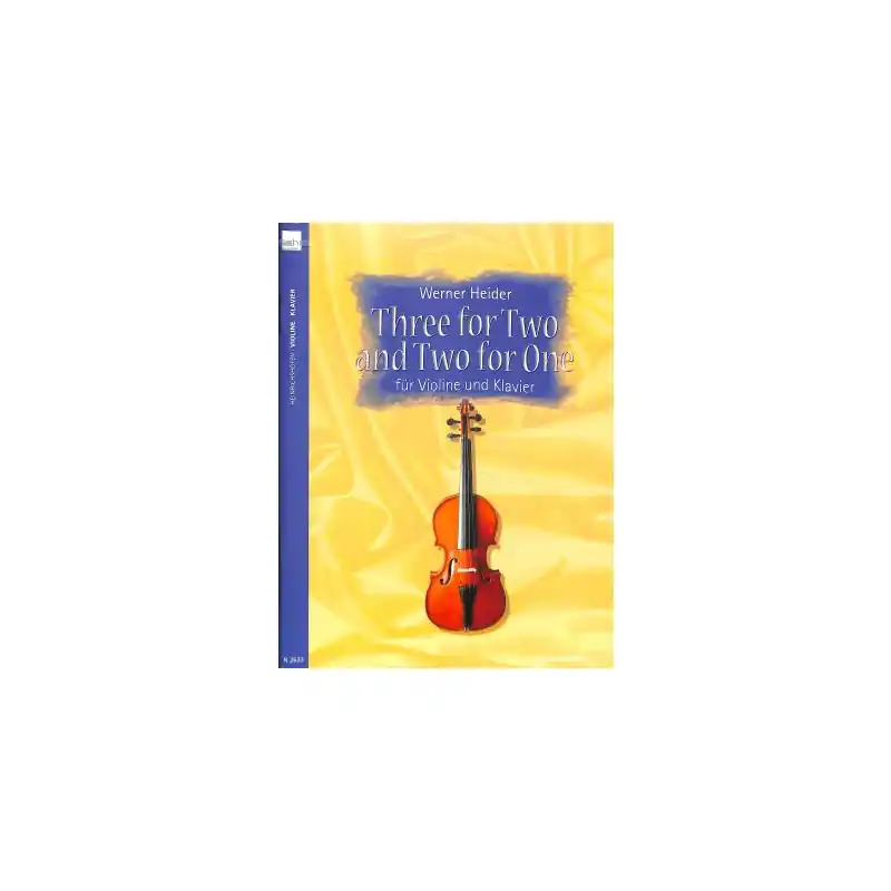 Schnäppchen Heider Three for Two and Two for One Violine Klavier N2633