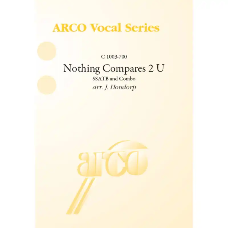 Hondorp Nothing Compares 2 U Chor SSATB C-1003 Gratis Versand
