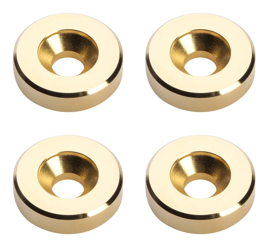 Sadowsky Parts - Bushing for Bolt-on Neck, 4 mm, 4 pcs. - Gold Sonderangebot