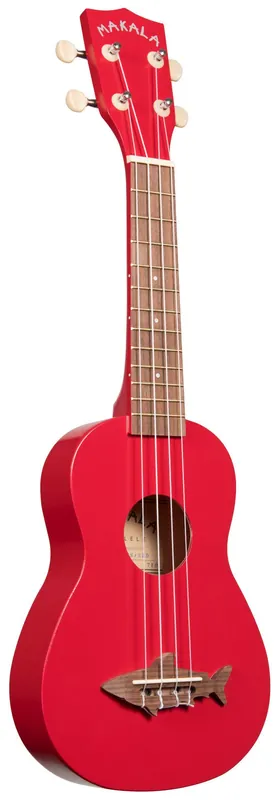 Makala Shark MK-SS-RED - Red Sea Soprano Shark Ukulele + Tasche Nur Für Kurze Zeit