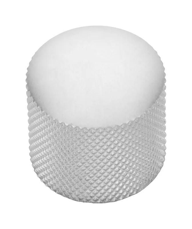Framus & Warwick Parts - Split Shaft Potentiometer Dome Knob (Star Insert) - Satin Chrome Sonderaktion
