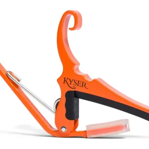KYSER Quick-Change Acoustic Capo, Orange Blaze Preisreduziert