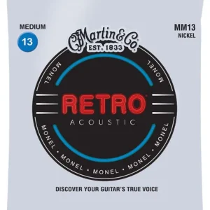 Bestpreis MARTIN MM-13 013-056 Retro Saiten Satz für Westerngitarre, Medium