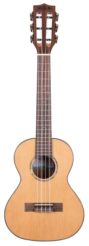 KALA KA-SCAC-T6 - Gloss Solid Cedar Top Acacia 6-String Tenor Ukulele, with Bag (UB-T) Garantierte Lieferung