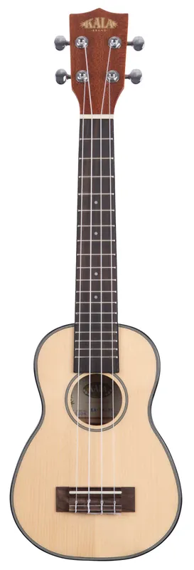 Sale KALA KA-SSLNG - Solid Spruce Mahogany Long Neck Soprano Ukulele, with Bag (UB-S)