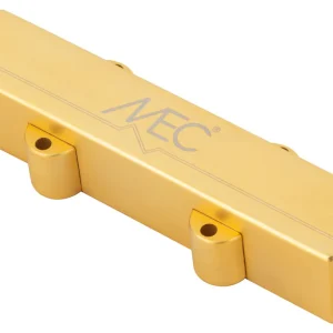 Billig MEC Active J-Style Bass Pickup (Long), Metal Cover, 4-String Bridge / 5-String Neck & Bridge - Brushed Gold