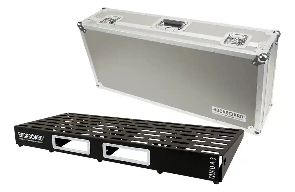 RockBoard QUAD 4.3, Pedalboard with Flight Case Premium
