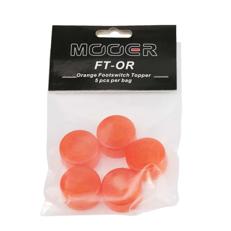 Mooer Candy Footswitch Topper, orange, 5 pcs. Schnäppchen