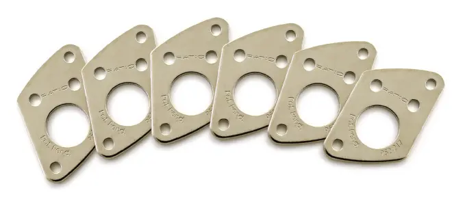 Top-Seller Graph Tech PRT-952-217-N0 Ratio InvisoMatch Mounting Plates, F-Style Screw Hole (6 pcs.) - Nickel