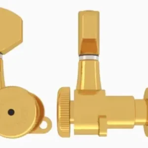Top-Preis Hipshot Grip-Lock Closed Guitar Tuning Machine - Bass Side (Left) - Gold
