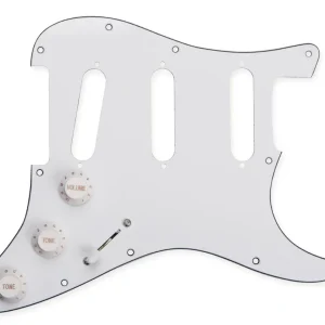 Im Trend Seymour Duncan - BYOP Pickguard, pre-wired with Liberator Electronics, without Pickups - White