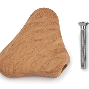 Bestpreis Warwick Parts - Wooden Peg for Warwick Machine Heads - Lacewood (with Chrome Screw)