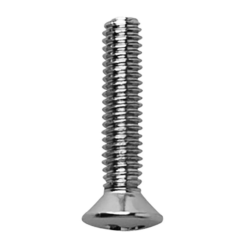 Abverkauf Sadowsky Parts - Countersunk Screw for Electronics Compartment Covers, M2.5 mm x 12 mm, 4 pcs. - Chrome