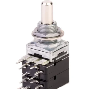 Ausverkauf MEC Mono Potentiometer, A250K, Push/Pull (4PDT)