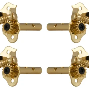 Nur Heute Grover 708G Sta-Tite Dulcimer Pegs with Metal Button - 4 pcs. - Gold
