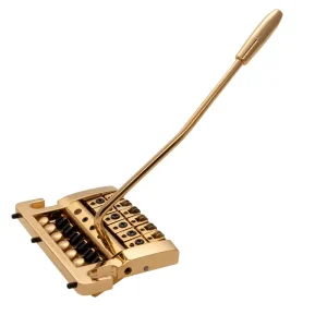 Beliebt Kahler 2210 - Stud Mount Guitar Tremolo (Aluminum Cam / Brass Saddles) - Gold