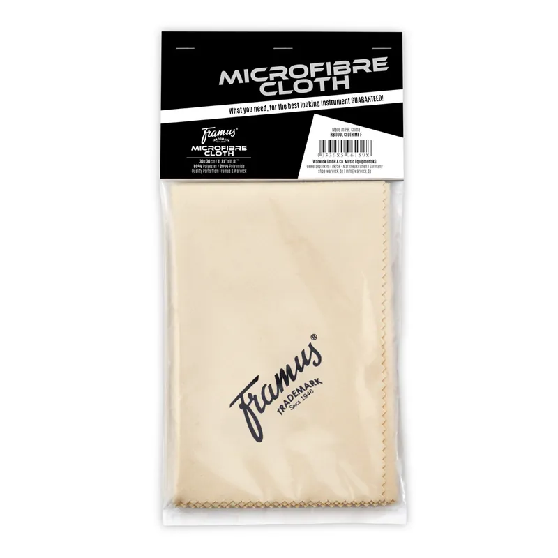 Markenware RockCare Microfiber Cloth, Framus Logo Imprint (30 x 30 cm)