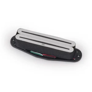 Billig MEC Blade Design S-Style Humbucker Guitar Pickup, Open Bobbin - Chrome